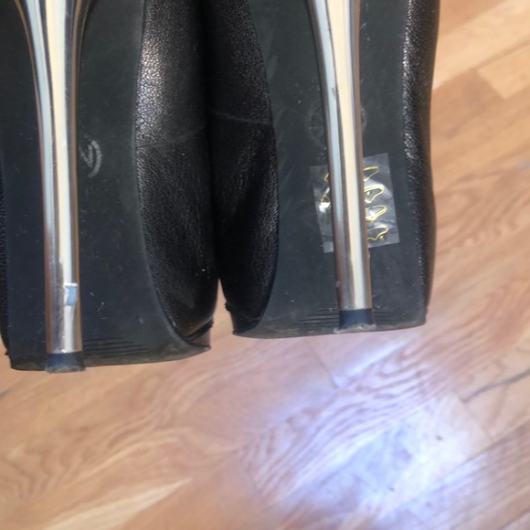 MICHAEL Michael Kors Black Peeptoe Platform heels - Picture 7 of 10